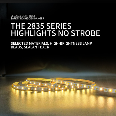 12V 120 Lampa SMD 2835 Taśma LED Ultra wąska szerokość płyty 5mm Ciepłe białe / Zimne białe światło