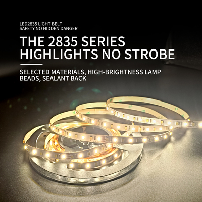 Elastyczne paski LED SMD 12 V 2835 120 Lampa Super wąskie 5 mm do lustra łazienkowego