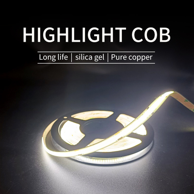 Taśma LED COB o szerokości 4 mm Lekka na baterie Multi Color