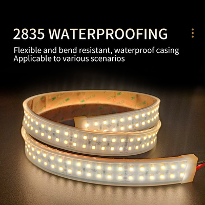 Drip Sleeve SMD 2835 Taśma LED Zewnętrzna elastyczna wstążka wodoodporna