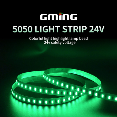 RGB Kolorowa taśma LED SMD 5050 Lekka elastyczna do gabloty barowej / schodów