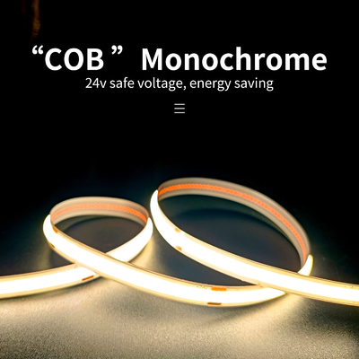 Niskonapięciowa lampa z bardzo wąską elastyczną linią 12V24V Cob Monochromatyczny pasek świetlny