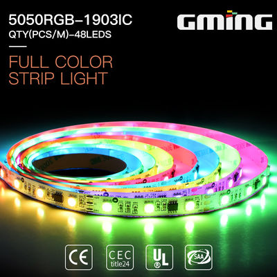 30 diod / m IP65 530nm RGB UCS1903-8 SMD5050 Taśma LED