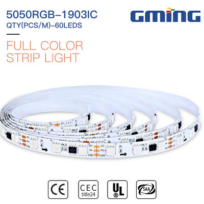 Ra80 10mm Pcb 12W 520-530nm SMD Taśma LED RGB