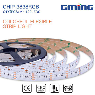 520-530nm Aluminium 5050 12W Elastyczna taśma LED RGB