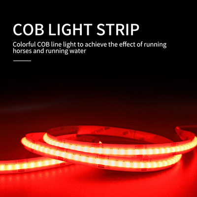 Phantom COB LED Strip Light Low Voltage Ultra wąska elastyczna linia w kolorze czerwonym
